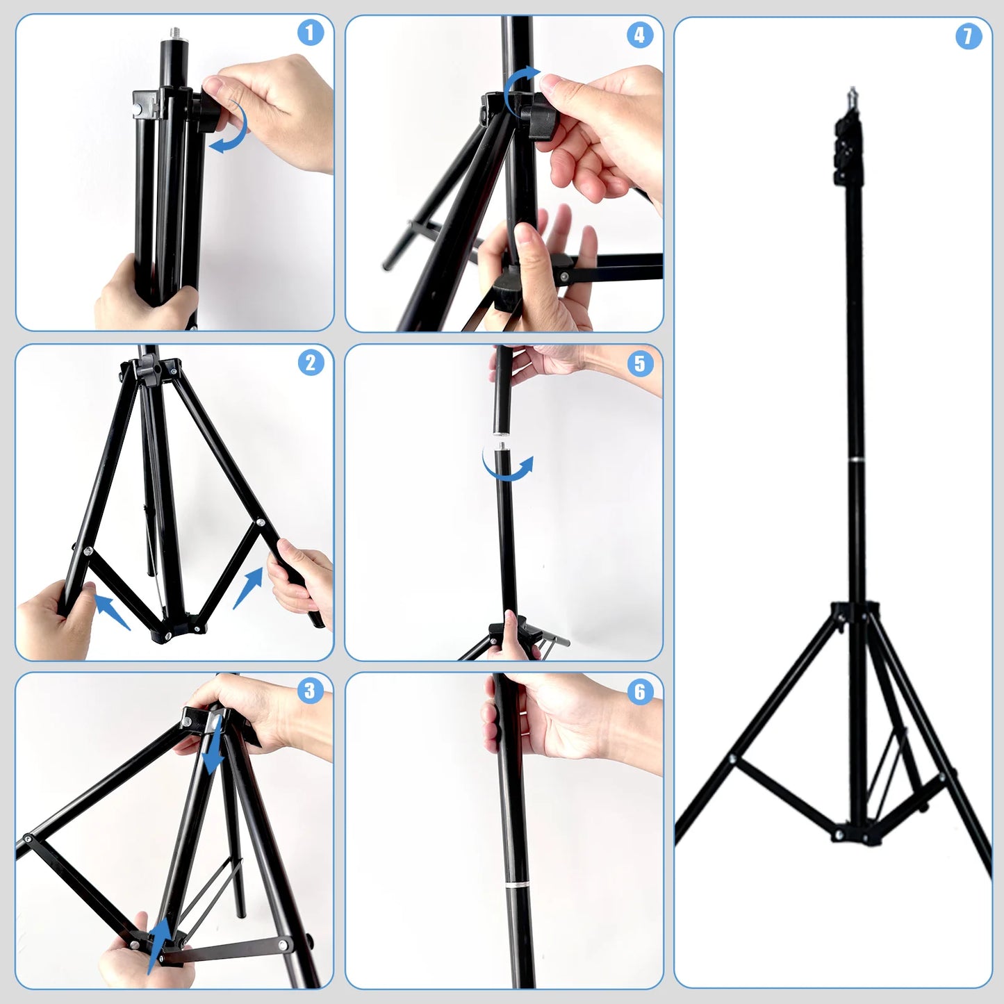 10" LED Ring Light with 5ft Tripod Stand