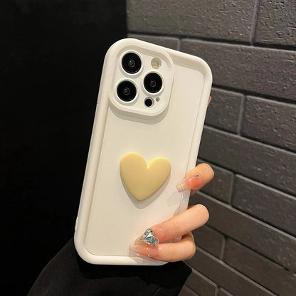 3D Heart Phone Case
