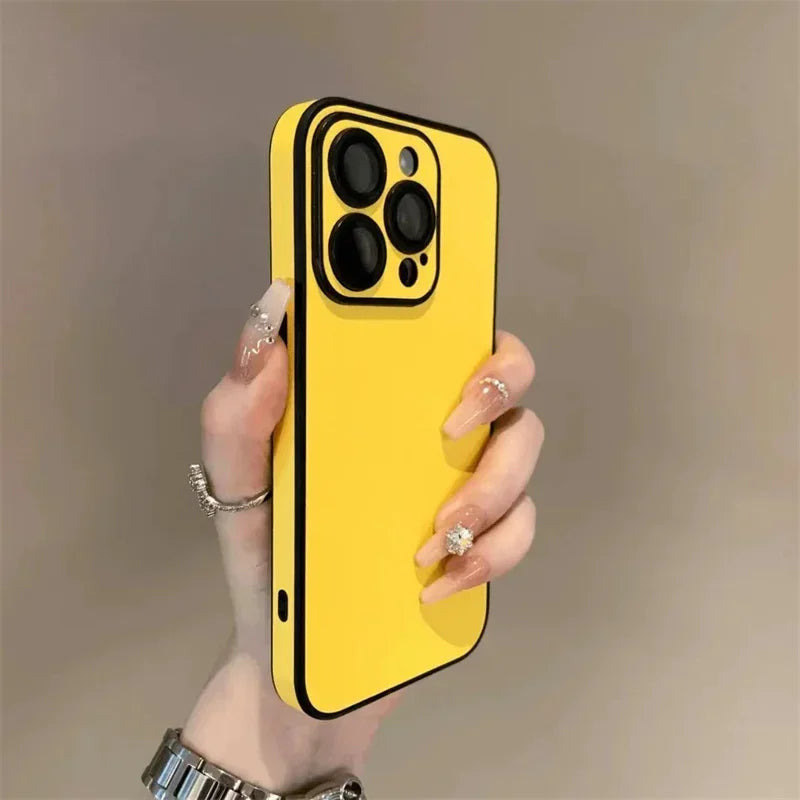 Black Outline Color Block Phone Case