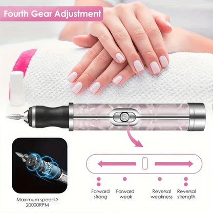 Electric Cordless Nail Drill Kit