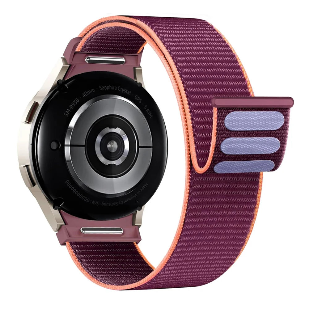 Nylon Sport Loop Watch Band For Samsung Galaxy