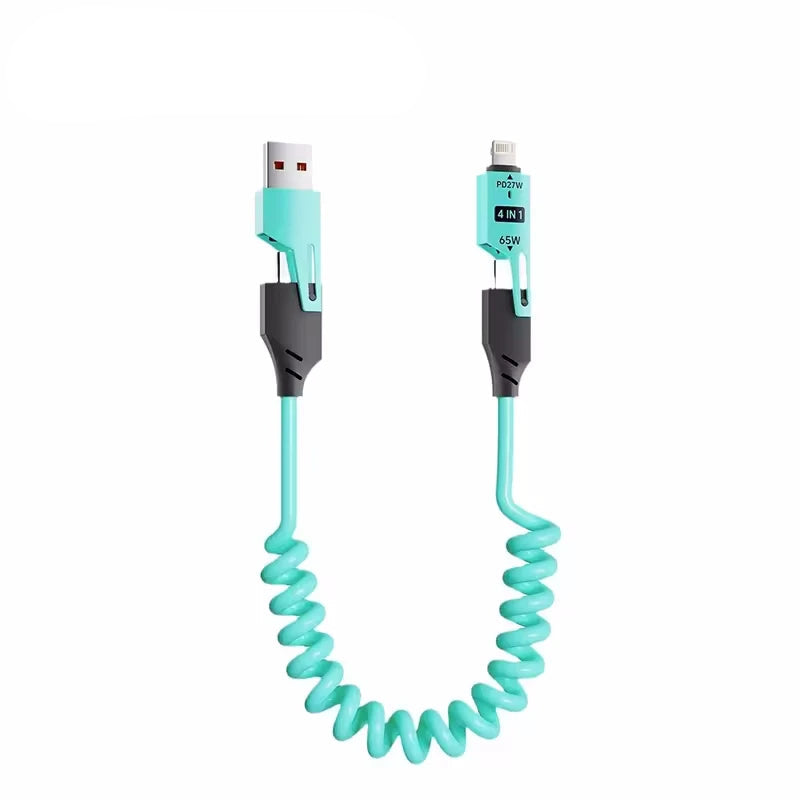 Multi-Type Coil Charging Cable