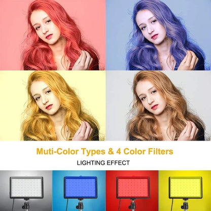 Multi-Color LED Lighting Kit with Tripod Stand (3.5ft & 5ft)
