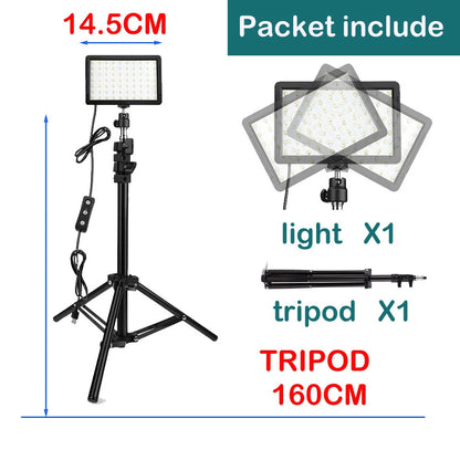 Multi-Color LED Lighting Kit with Tripod Stand (3.5ft & 5ft)