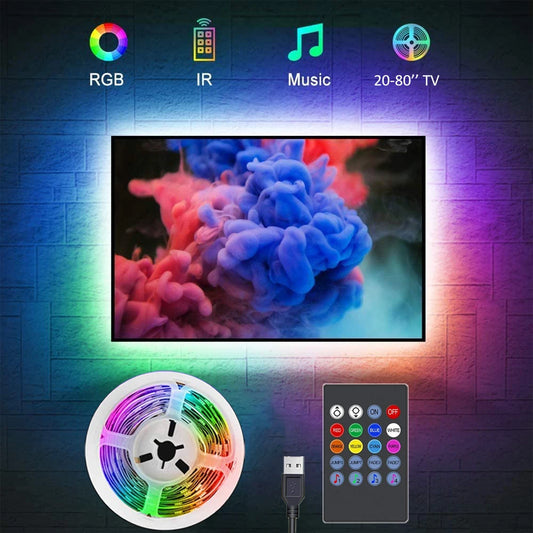 LED Strip Lights with Music Sync