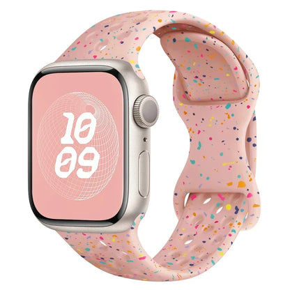 Speckled Silicone Watch Band