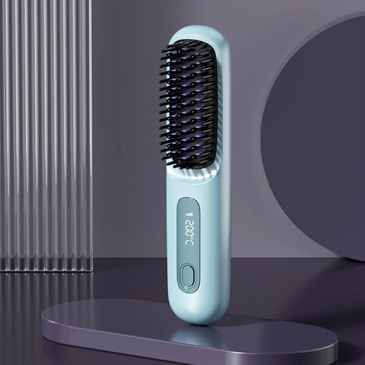 Wireless Heating Straight Hair Comb