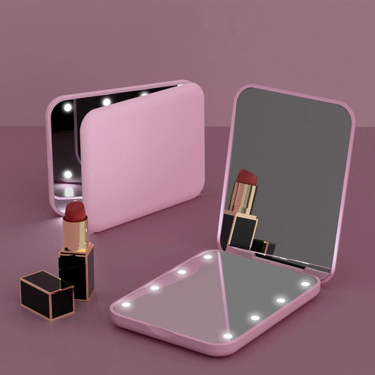 Portable Compact LED Makeup Mirror
