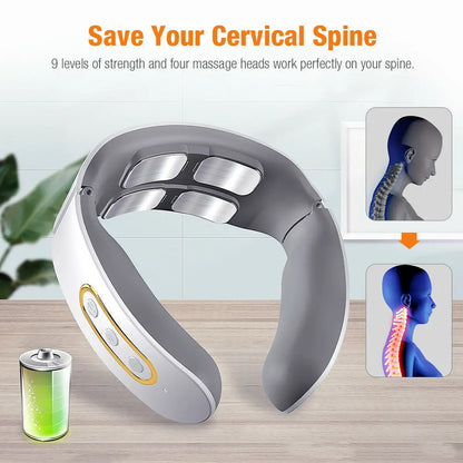 Pulse Heating Neck and Shoulder Massage
