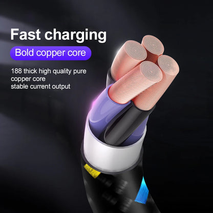 Braided Specks Charging Cord (USB to C)