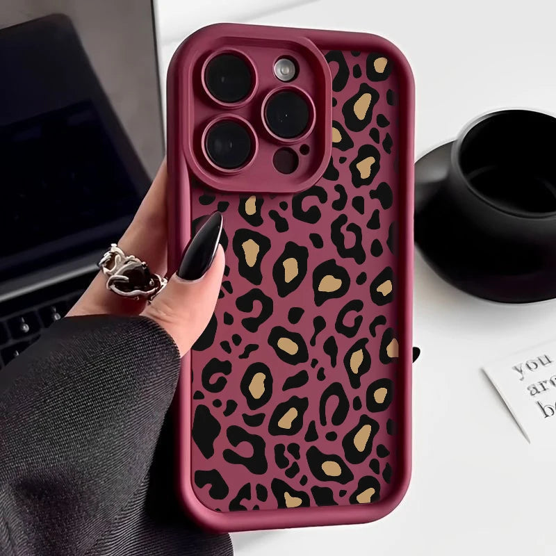 Matte Leopard Phone Case