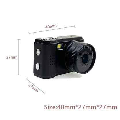 Vintage Extra Small Mini Camera With Screen 1080p