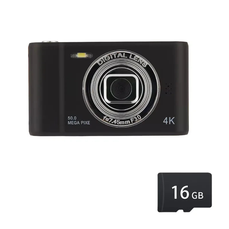 4K Retro Digital Camera 50 Megapixels HD Zoom 2.4inch Screen