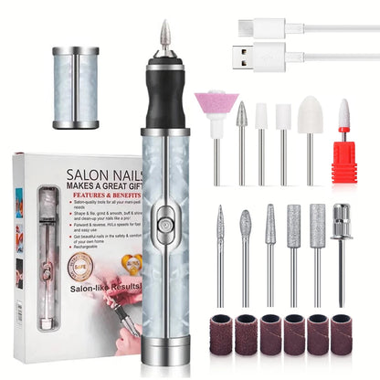 Electric Cordless Nail Drill Kit