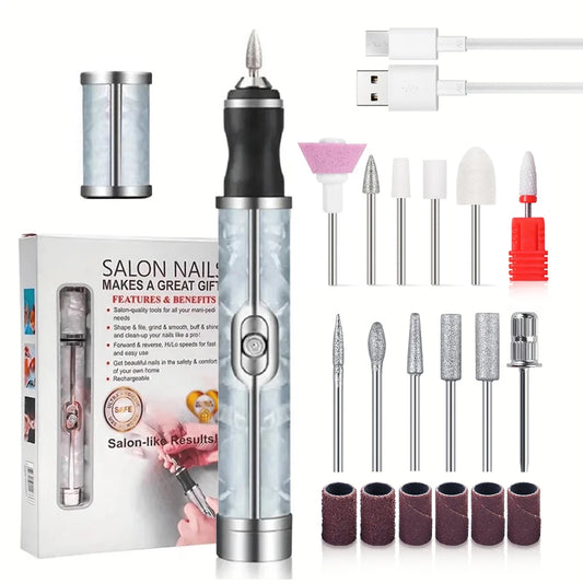 Electric Cordless Nail Drill Kit