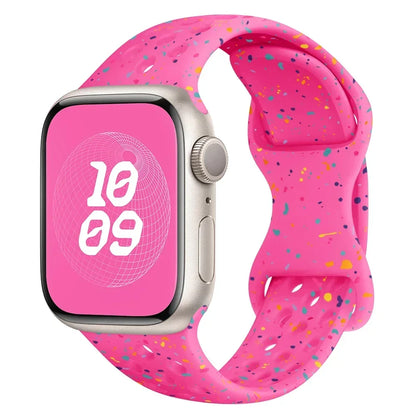 Speckled Silicone Watch Band