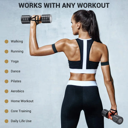 6 In 1 Adjustable Dumbbell Set of 2 (2lb-5lb)