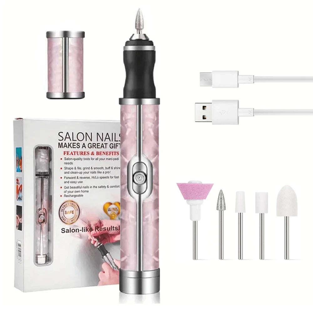 Electric Cordless Nail Drill Kit