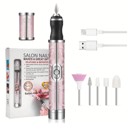 Electric Cordless Nail Drill Kit