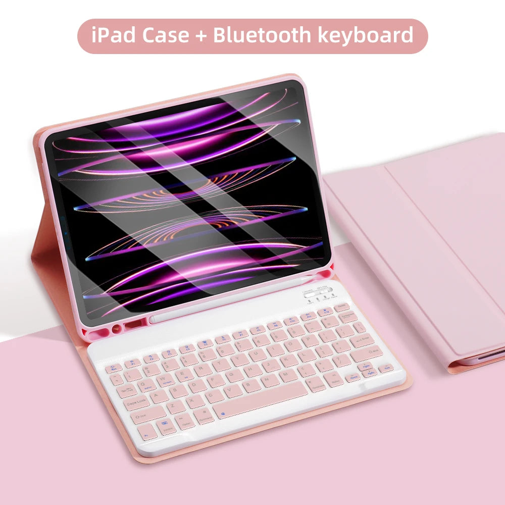Foldable Keyboard iPad Case