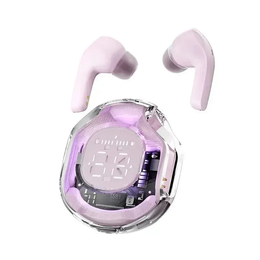 LED Sport Transparent 5.3 Bluetooth Earbuds