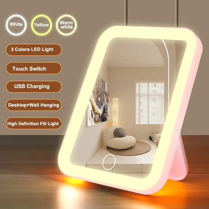 3 Color Portable Touch Vanity Mirror