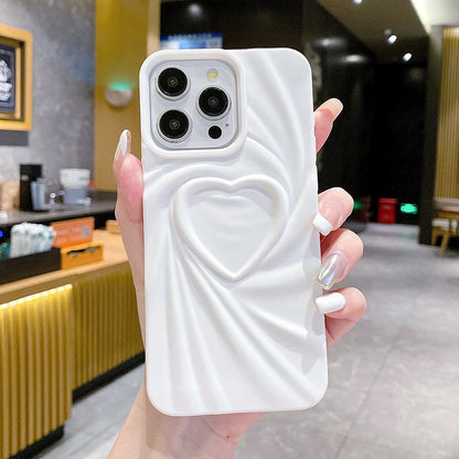 Textured Heart Phone Case