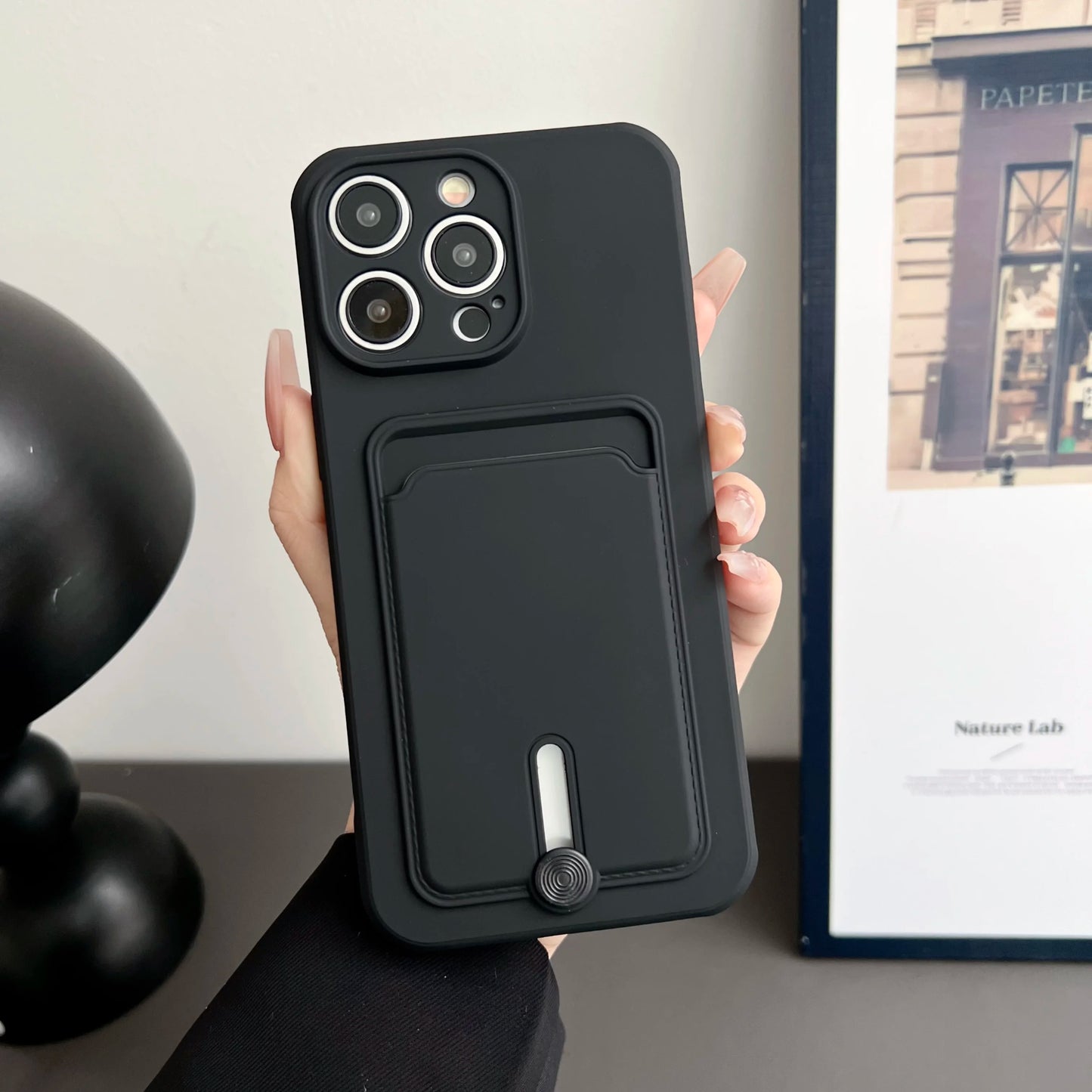 Simple Slide Card Holder Phone Case