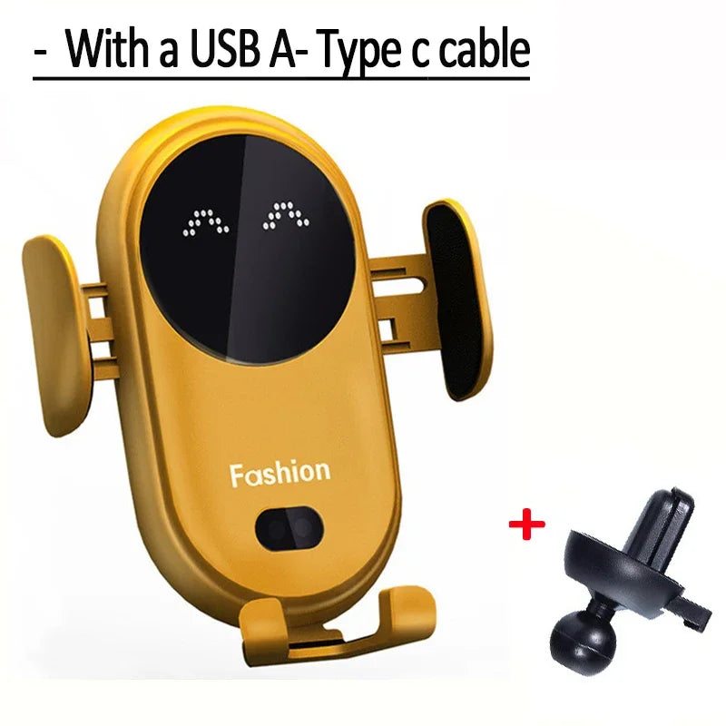 Fast Wireless Car Charging Phone Holder
