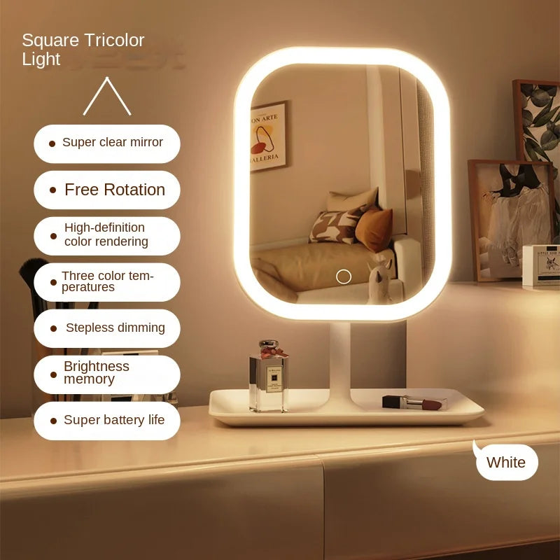 Full Size 3 Color Touch Makeup Vanity Mirror