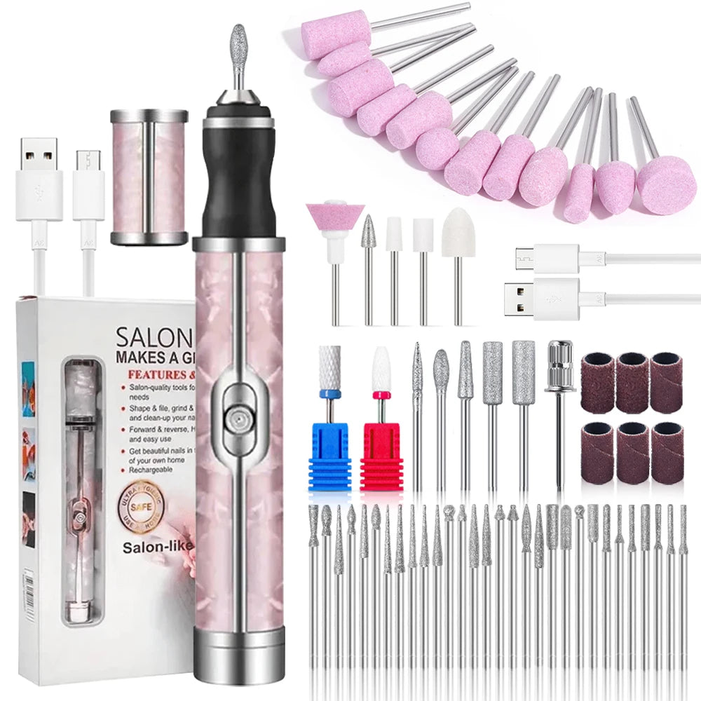 Electric Cordless Nail Drill Kit