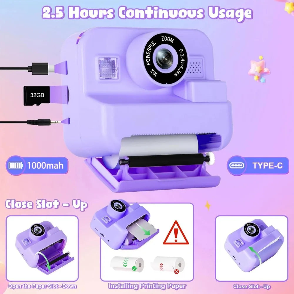 Mini Digital Thermal Instant Print Camera