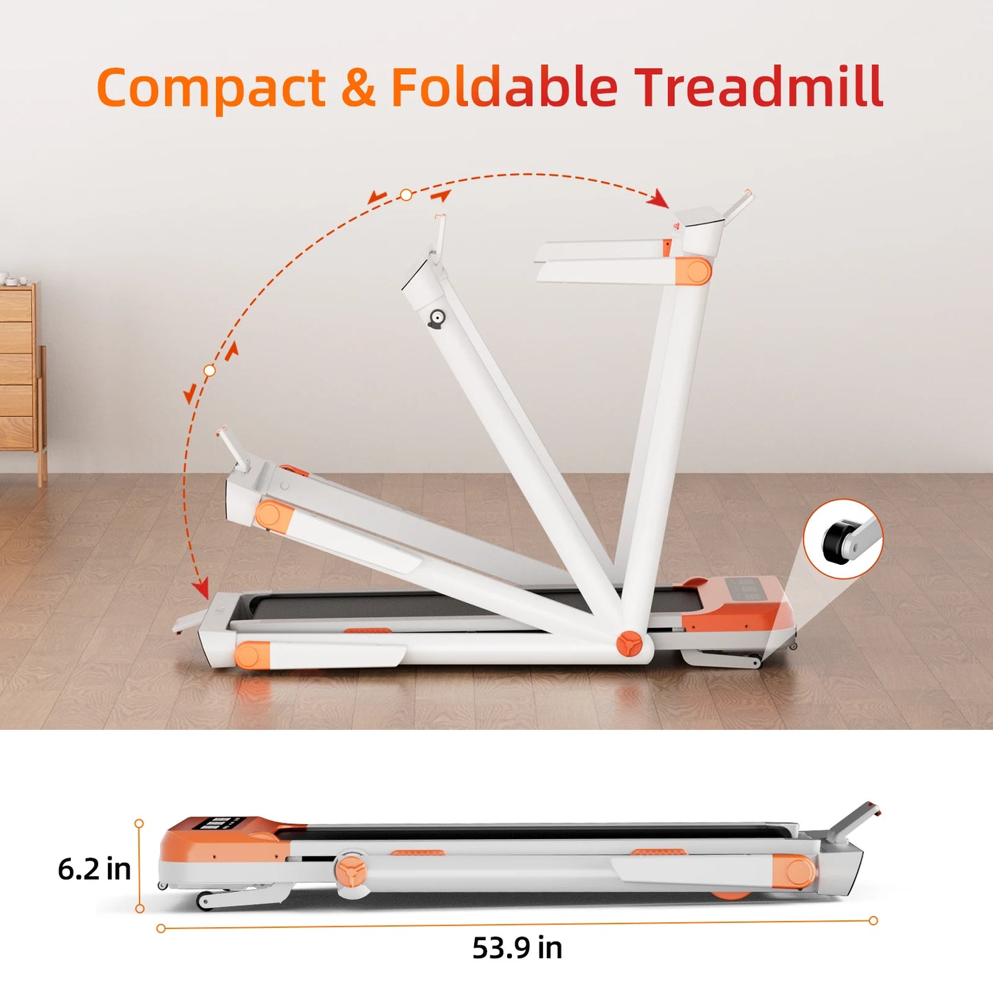 At Home Smart Workout Walking Pad