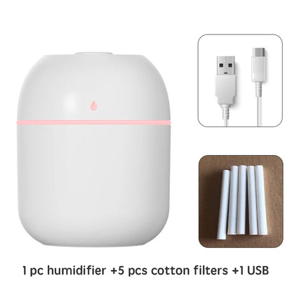 Portable Mini Air Humidifier +  Essential Oil Diffuser