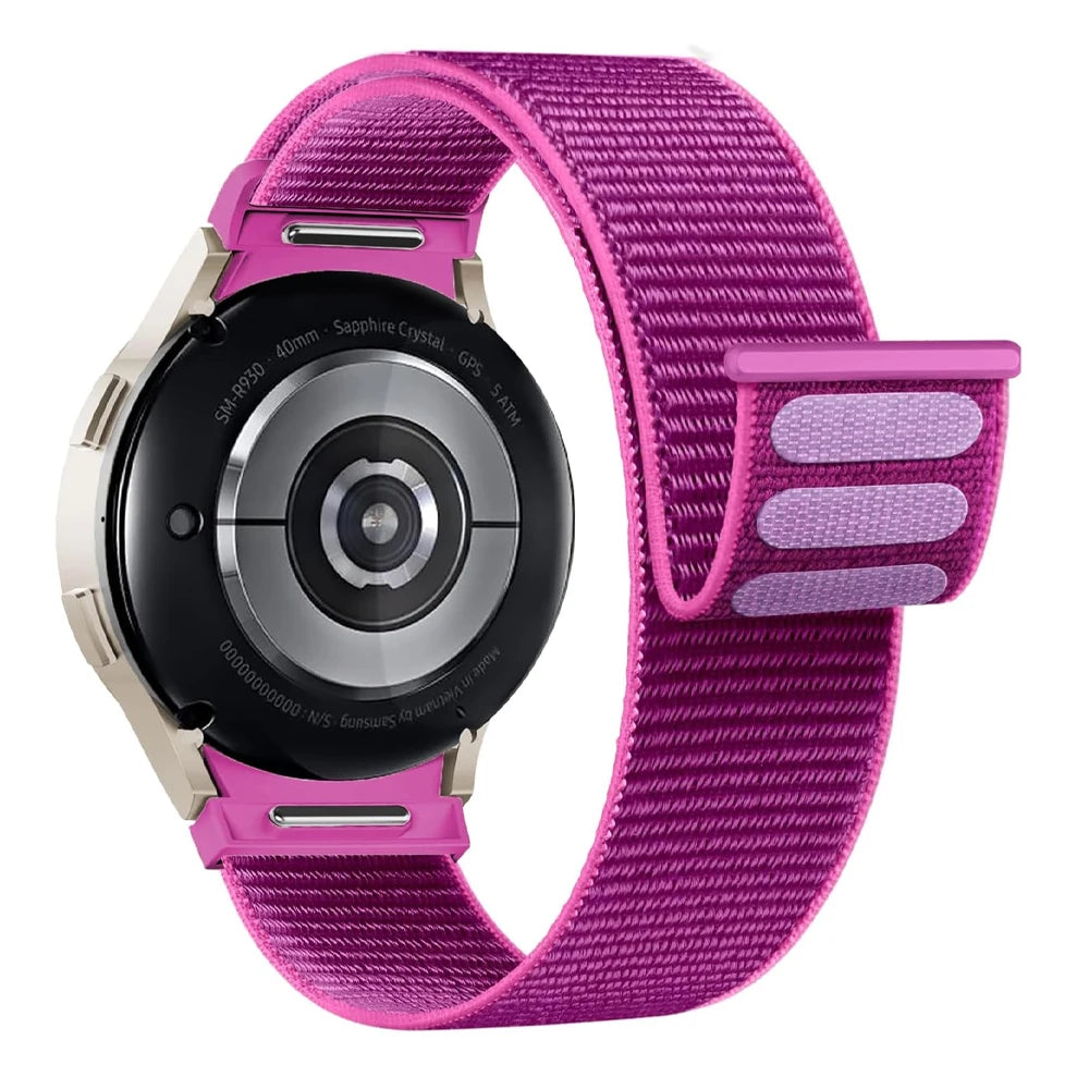 Nylon Sport Loop Watch Band For Samsung Galaxy
