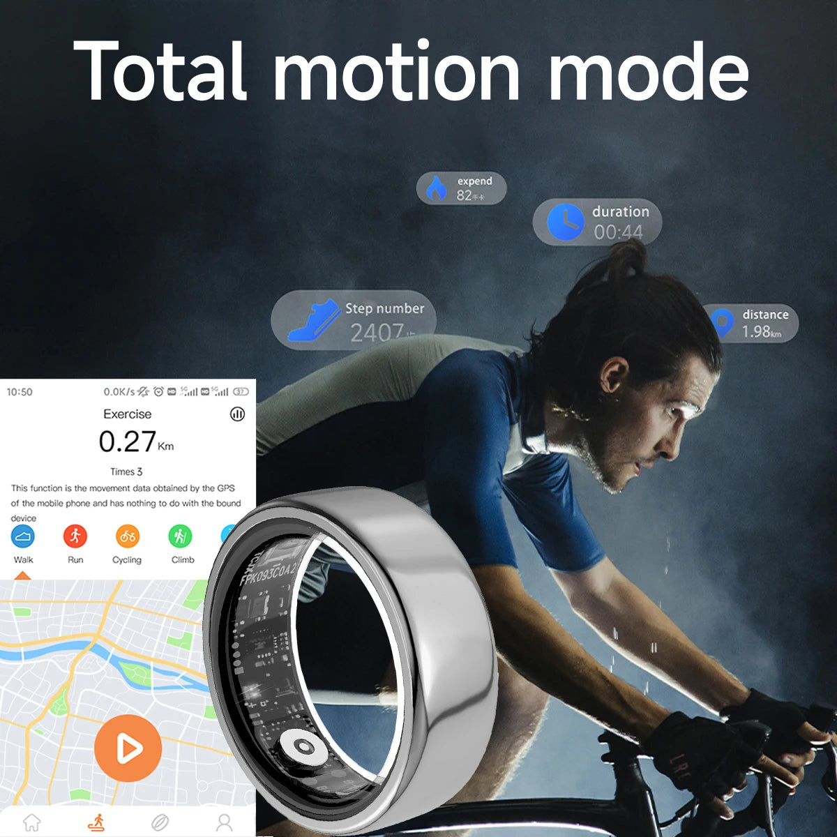 Multifunction Smart Ring Monitor