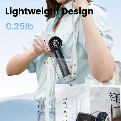 Mini Portable LED Fan and Flashlight