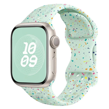 Speckled Silicone Watch Band