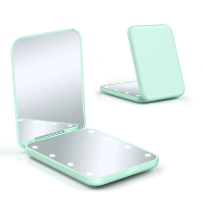 Portable Compact LED Makeup Mirror