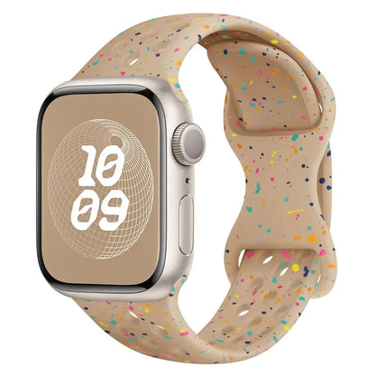 Speckled Silicone Watch Band