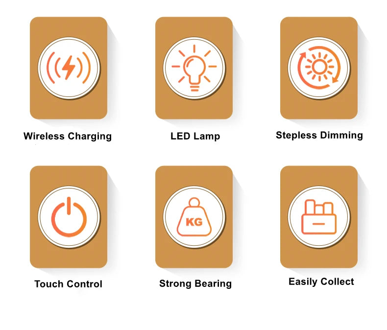 Novelty Wireless Charging Lamp