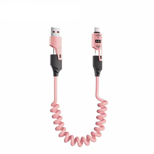 Multi-Type Coil Charging Cable