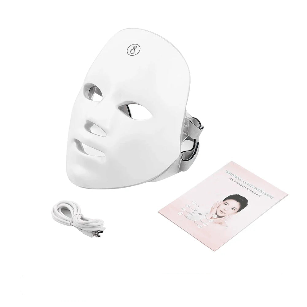 7 Color Red Light Therapy Facial Mask