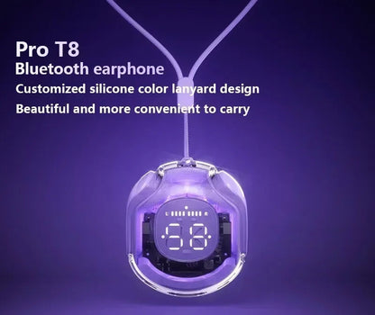 LED Sport Transparent 5.3 Bluetooth Earbuds