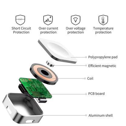 Portable Keychain Wireless Watch Charger