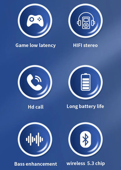 Stereo Bluetooth Headphones With Mic