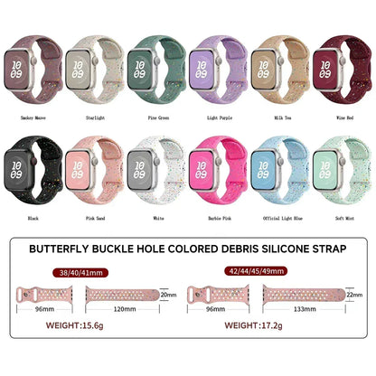 Speckled Silicone Watch Band