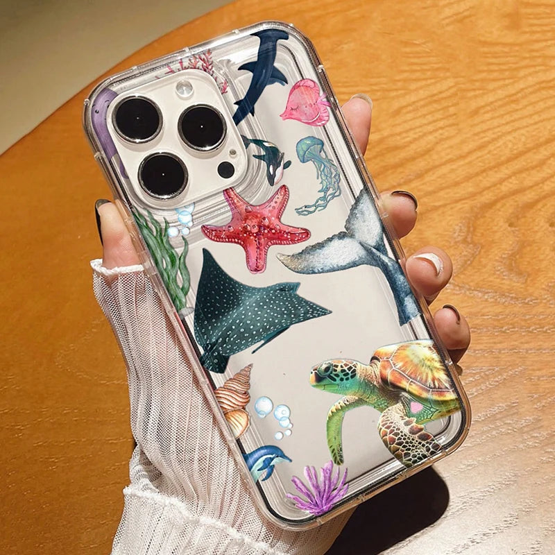 Marine Life Mix Phone case