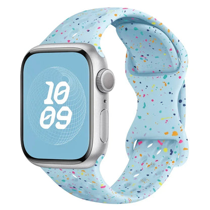Speckled Silicone Watch Band