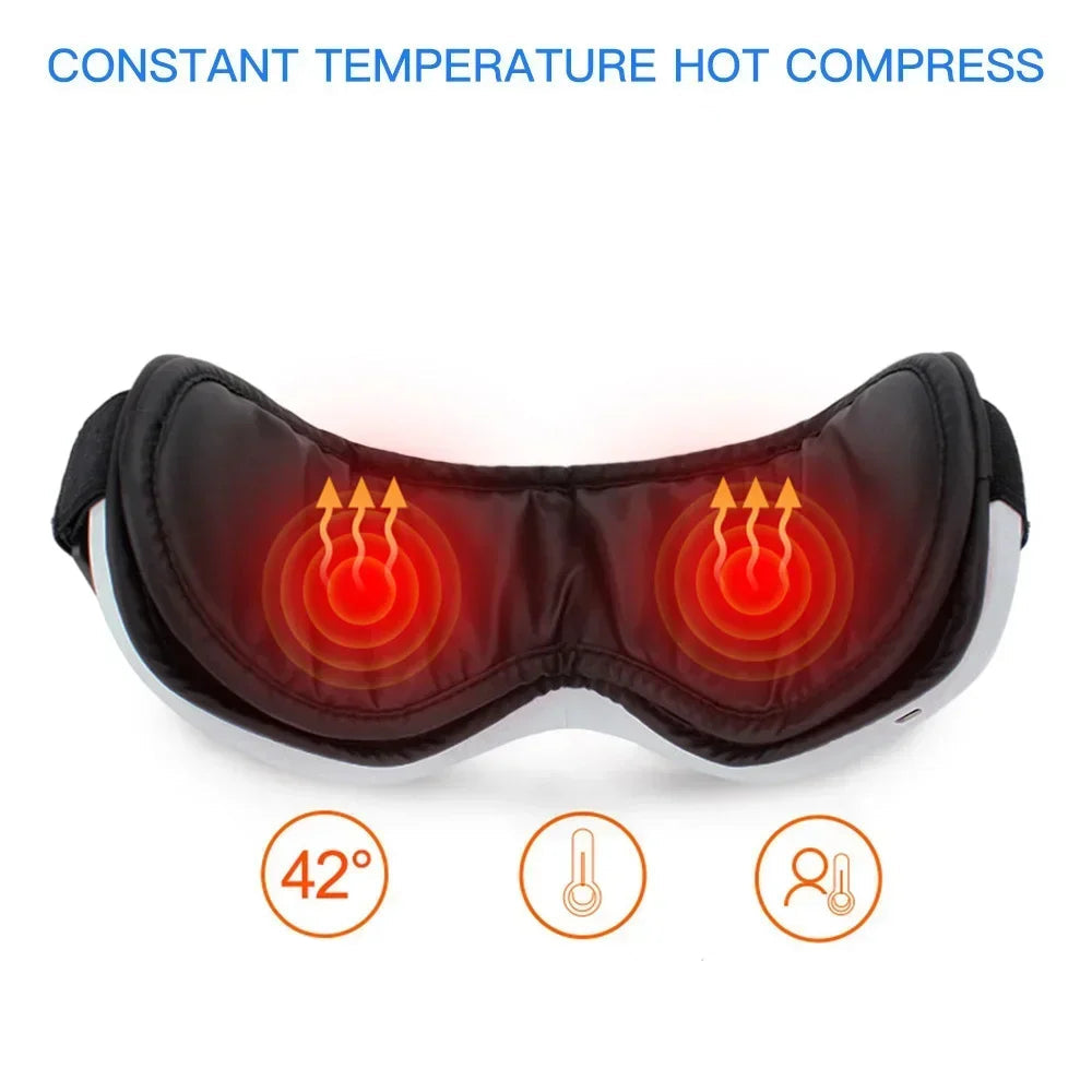 Bluetooth Vibration Massager and Compression Eye Mask